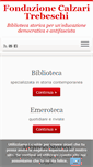 Mobile Screenshot of fondazionetrebeschi.it